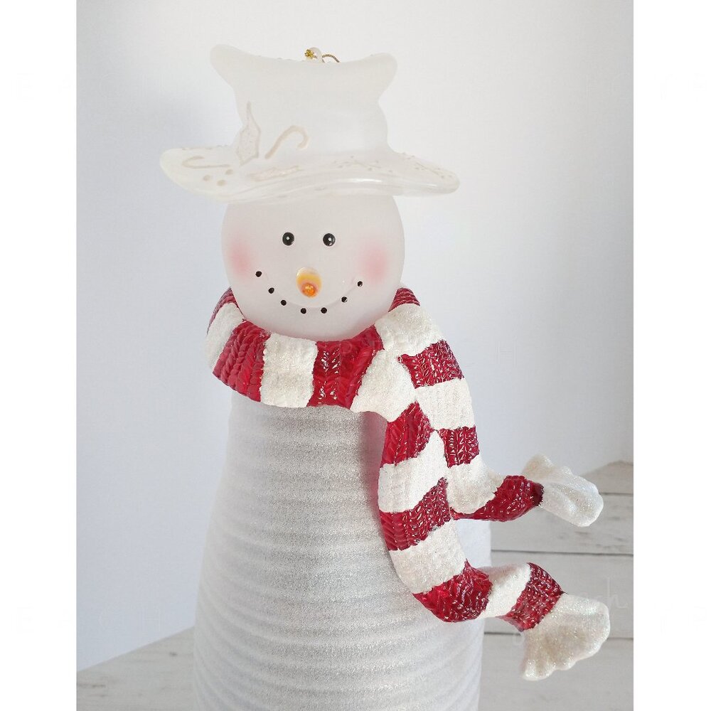Seasons of Cannon Falls Snowman Bottle Topper Vintage Holiday Ornament Winter